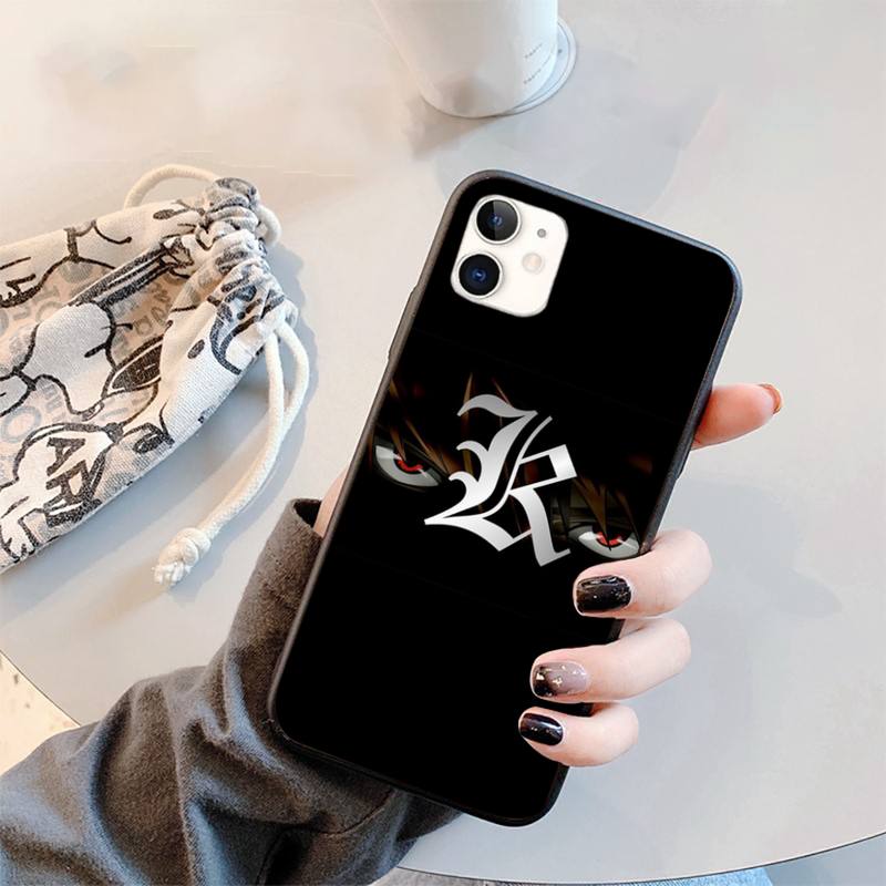 Anime DN Death Note Ryuk kira Soft Silicone Phone Case for iPhone 11 12 pro XS MAX 8 7 6 6S Plus X 2020 XR mini Anime DN Death Note Ryuk kira Soft Silicone Phone Case for iPhone 11 12 pro XS MAX 8 7 6 6S Plus X 2020 XR mini