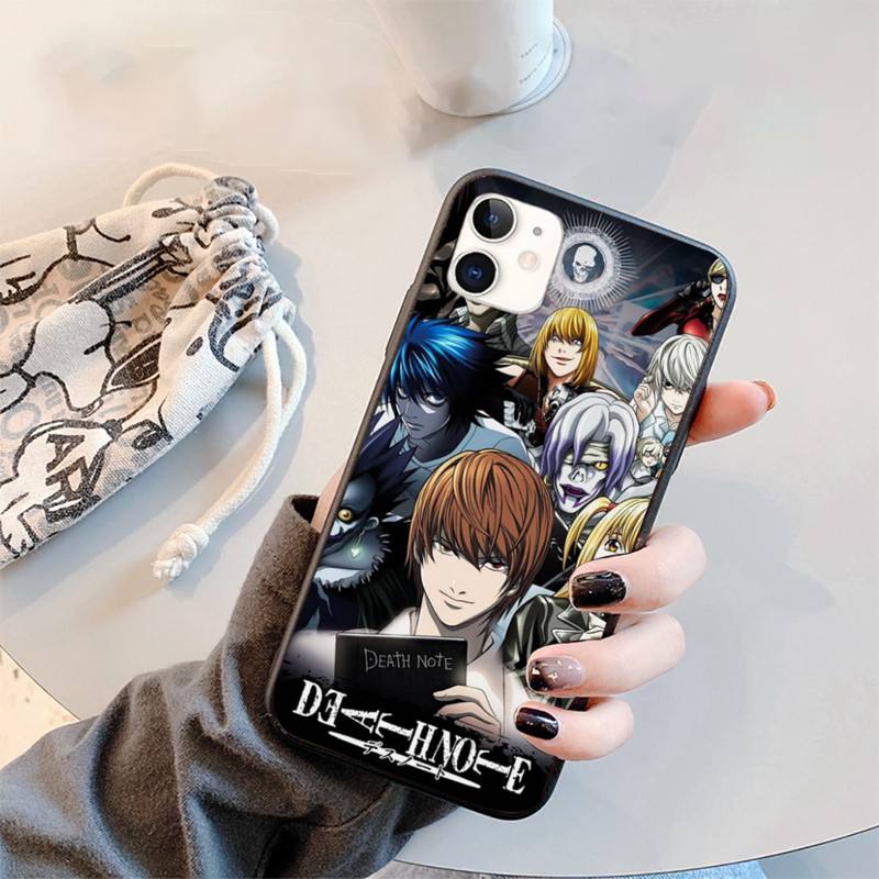 Anime DN Death Note Ryuk kira Soft Silicone Phone Case for iPhone 11 12 pro XS MAX 8 7 6 6S Plus X 2020 XR mini Anime DN Death Note Ryuk kira Soft Silicone Phone Case for iPhone 11 12 pro XS MAX 8 7 6 6S Plus X 2020 XR mini