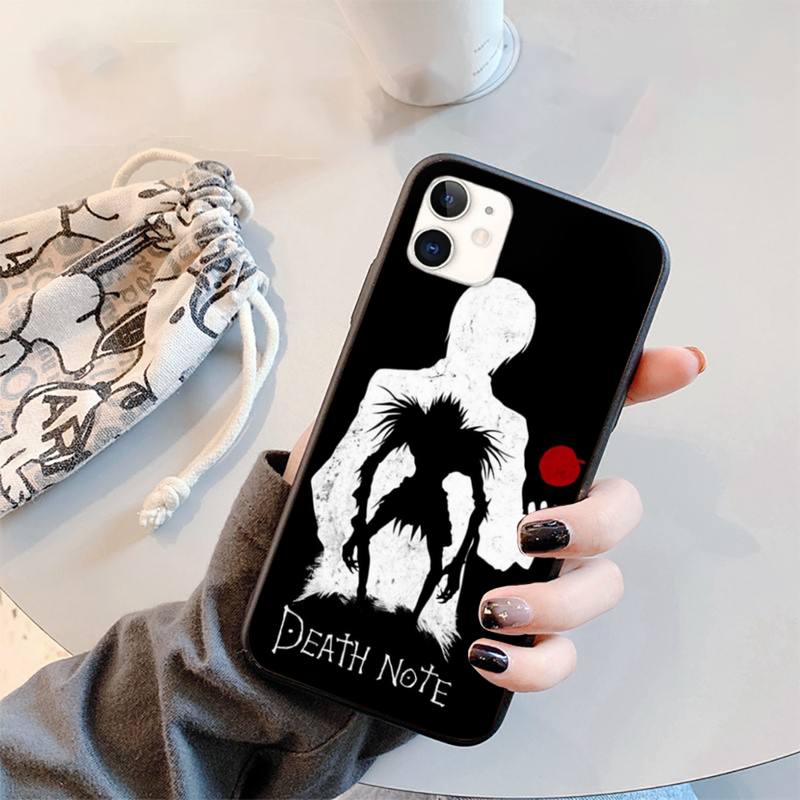 Anime DN Death Note Ryuk kira Soft Silicone Phone Case for iPhone 11 12 pro XS MAX 8 7 6 6S Plus X 2020 XR mini Anime DN Death Note Ryuk kira Soft Silicone Phone Case for iPhone 11 12 pro XS MAX 8 7 6 6S Plus X 2020 XR mini