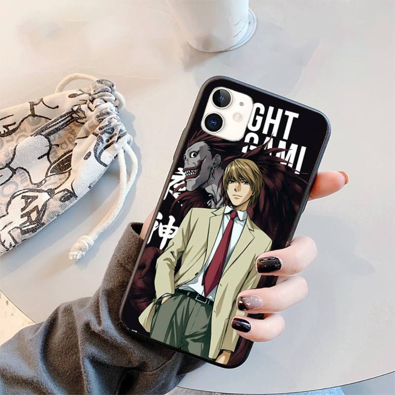 Anime DN Death Note Ryuk kira Soft Silicone Phone Case for iPhone 11 12 pro XS MAX 8 7 6 6S Plus X 2020 XR mini Anime DN Death Note Ryuk kira Soft Silicone Phone Case for iPhone 11 12 pro XS MAX 8 7 6 6S Plus X 2020 XR mini