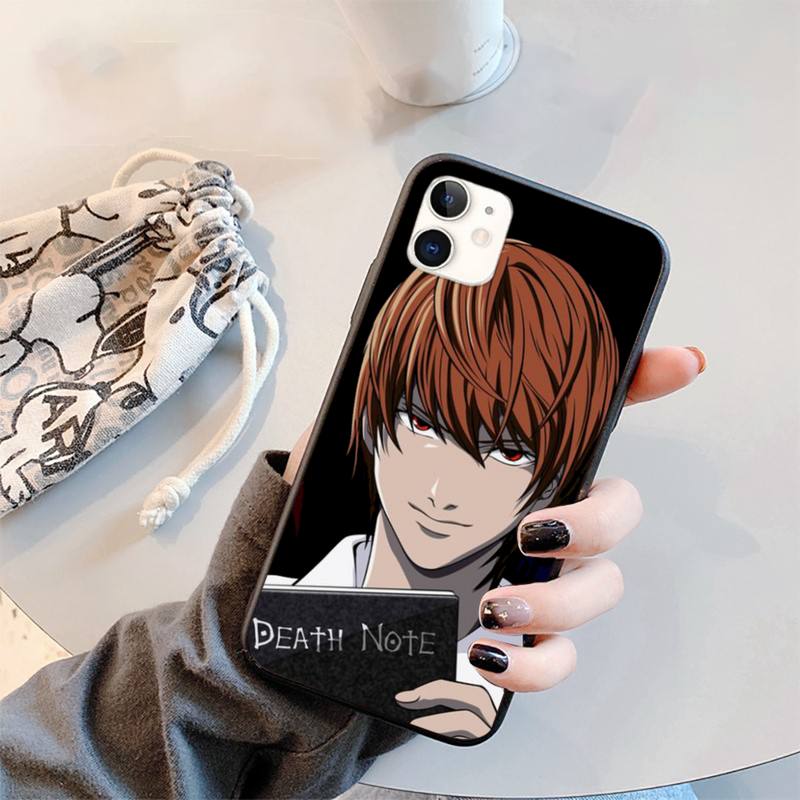 Anime DN Death Note Ryuk kira Soft Silicone Phone Case for iPhone 11 12 pro XS MAX 8 7 6 6S Plus X 2020 XR mini Anime DN Death Note Ryuk kira Soft Silicone Phone Case for iPhone 11 12 pro XS MAX 8 7 6 6S Plus X 2020 XR mini