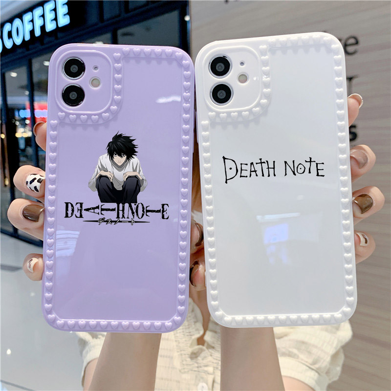 Soft Phone Case for Iphone 12 11 Pro 12 MiNi 7 8 Plus X XS XR MAX SE2020 Japan Anime DN Death Note Back Cover Coque Soft Phone Case for Iphone 12 11 Pro 12 MiNi 7 8 Plus X XS XR MAX SE2020 Japan Anime DN Death Note Back Cover Coque