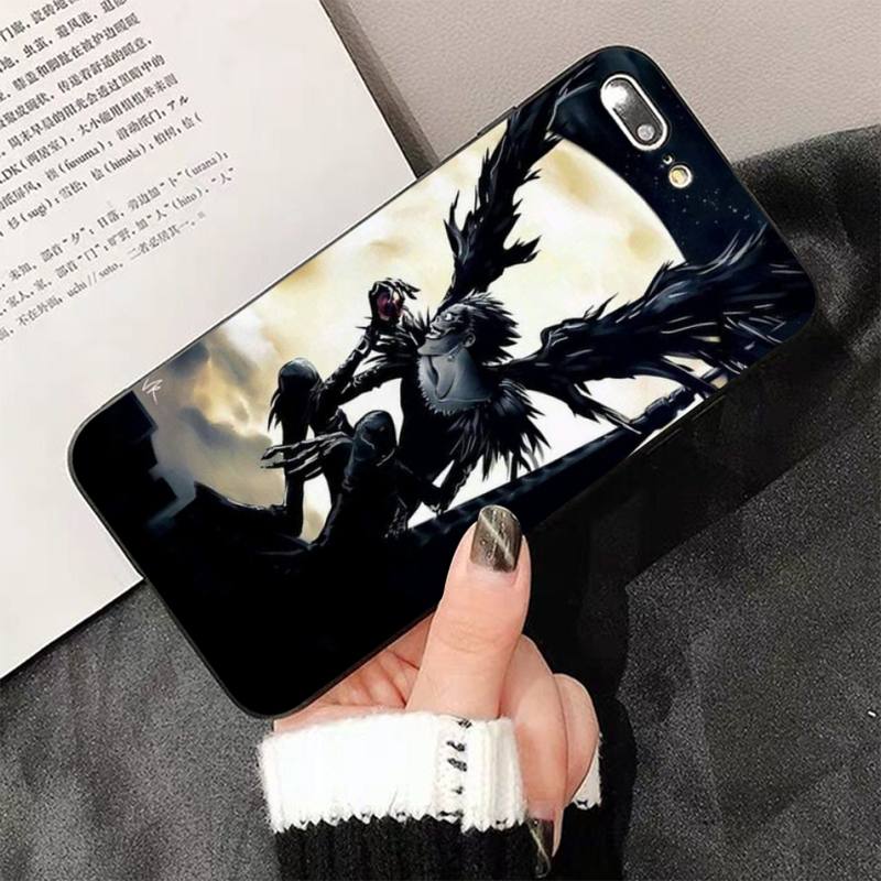 LVTLV Anime DN Death Note Ryuk kira Silicone Black Phone Case for iPhone 8 7 6 6S Plus X 5S SE 2020 XR 11 12 pro XS MAX LVTLV Anime DN Death Note Ryuk kira Silicone Black Phone Case for iPhone 8 7 6 6S Plus X 5S SE 2020 XR 11 12 pro XS MAX