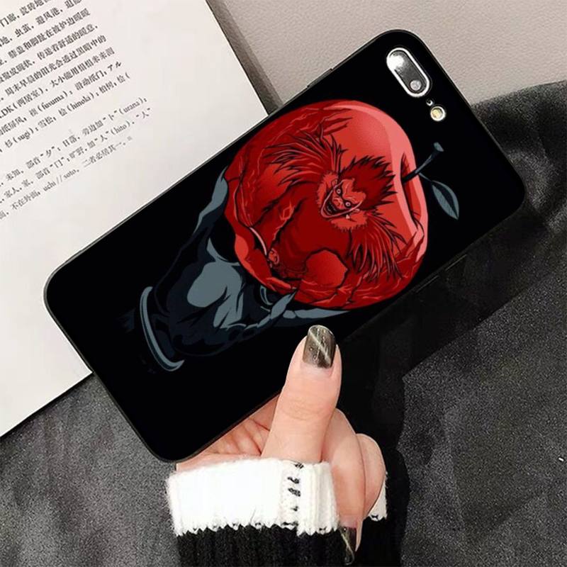 LVTLV Anime DN Death Note Ryuk kira Silicone Black Phone Case for iPhone 8 7 6 6S Plus X 5S SE 2020 XR 11 12 pro XS MAX LVTLV Anime DN Death Note Ryuk kira Silicone Black Phone Case for iPhone 8 7 6 6S Plus X 5S SE 2020 XR 11 12 pro XS MAX