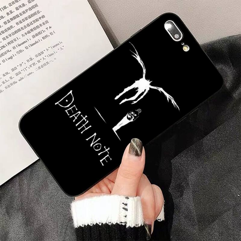 LVTLV Anime DN Death Note Ryuk kira Silicone Black Phone Case for iPhone 8 7 6 6S Plus X 5S SE 2020 XR 11 12 pro XS MAX LVTLV Anime DN Death Note Ryuk kira Silicone Black Phone Case for iPhone 8 7 6 6S Plus X 5S SE 2020 XR 11 12 pro XS MAX