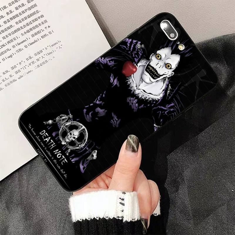 LVTLV Anime DN Death Note Ryuk kira Silicone Black Phone Case for iPhone 8 7 6 6S Plus X 5S SE 2020 XR 11 12 pro XS MAX LVTLV Anime DN Death Note Ryuk kira Silicone Black Phone Case for iPhone 8 7 6 6S Plus X 5S SE 2020 XR 11 12 pro XS MAX