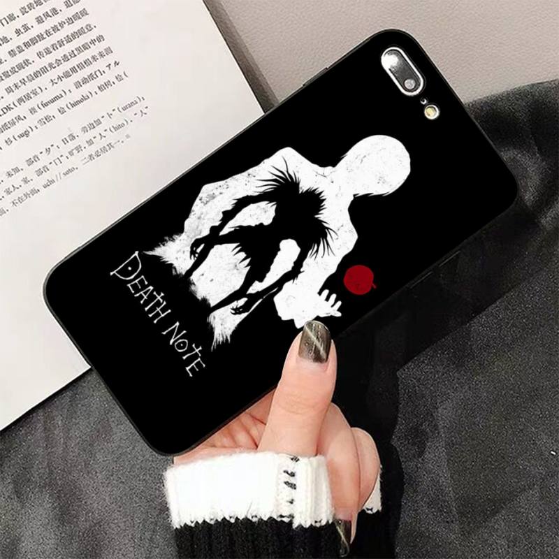 LVTLV Anime DN Death Note Ryuk kira Silicone Black Phone Case for iPhone 8 7 6 6S Plus X 5S SE 2020 XR 11 12 pro XS MAX LVTLV Anime DN Death Note Ryuk kira Silicone Black Phone Case for iPhone 8 7 6 6S Plus X 5S SE 2020 XR 11 12 pro XS MAX