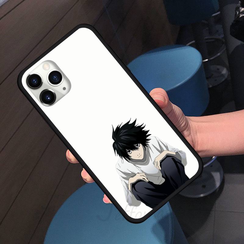 Anime DN Death Note anime comic Ryuk kira Phone Case for iPhone 11 12 pro XS MAX 8 7 6 6S Plus X 5S SE 2020 XR soft Shell Cover Funda Anime DN Death Note anime comic Ryuk kira Phone Case for iPhone 11 12 pro XS MAX 8 7 6 6S Plus X 5S SE 2020 XR soft Shell Cover Funda