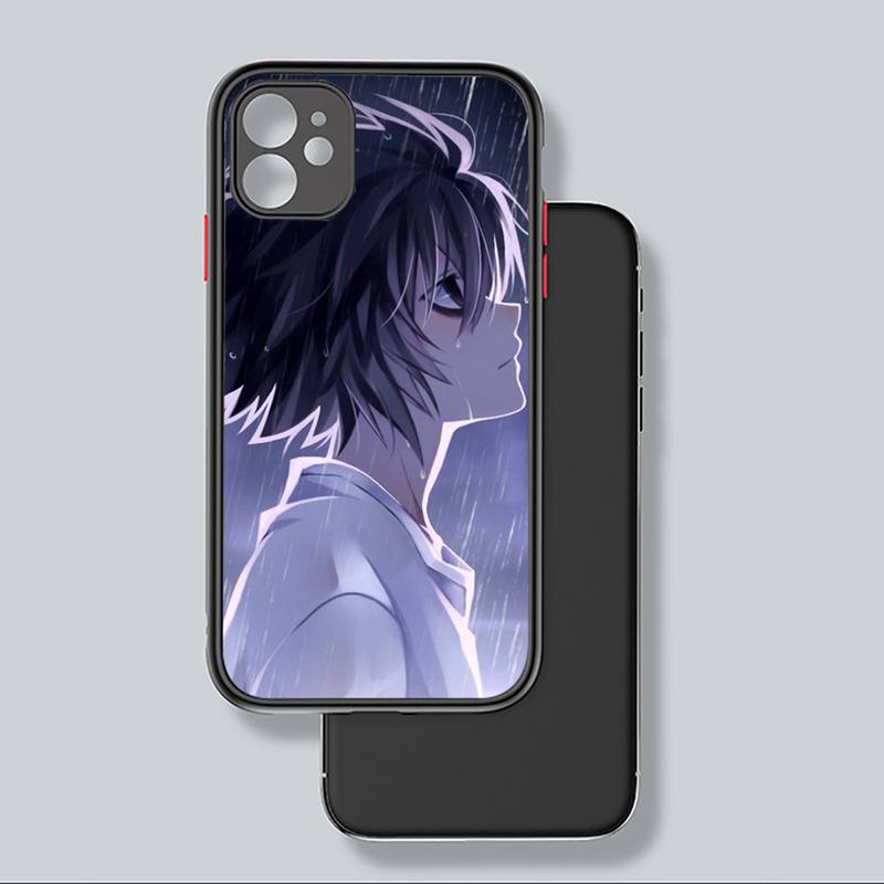 death note Suspense reason anime Phone Case Matte Transparent for iPhone 7 8 11 12 s mini pro X XS XR MAX Plus coque