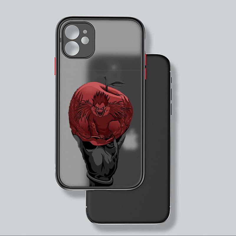 death note Suspense reason anime Phone Case Matte Transparent for iPhone 7 8 11 12 s mini pro X XS XR MAX Plus coque