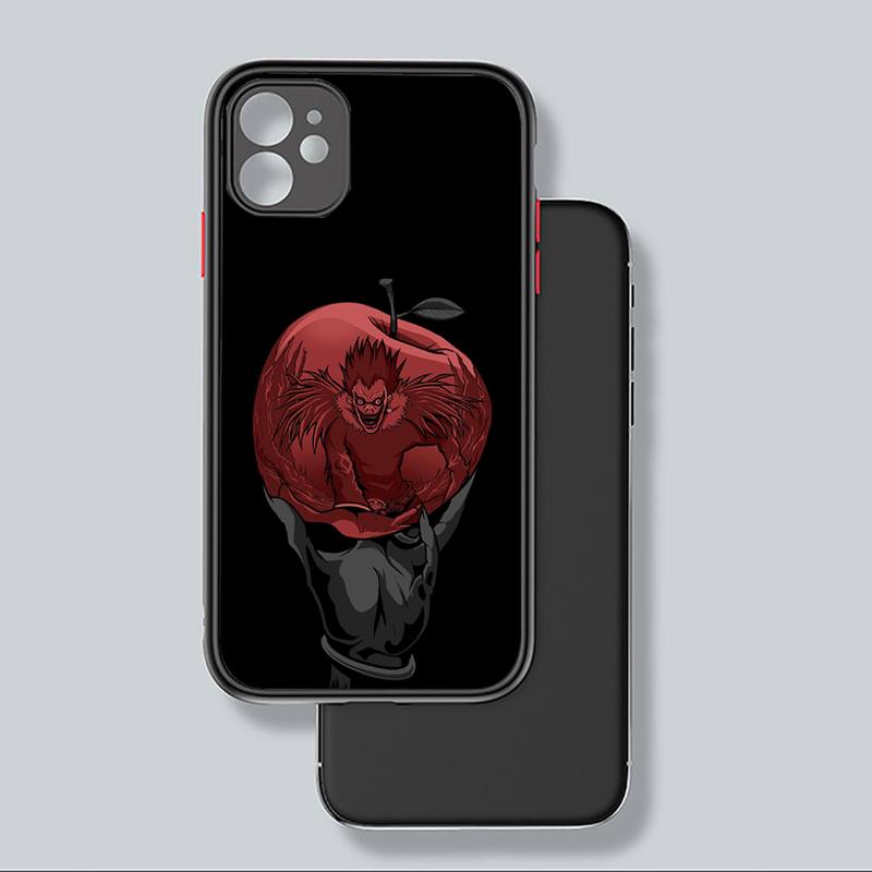 death note Suspense reason anime Phone Case Matte Transparent for iPhone 7 8 11 12 s mini pro X XS XR MAX Plus coque