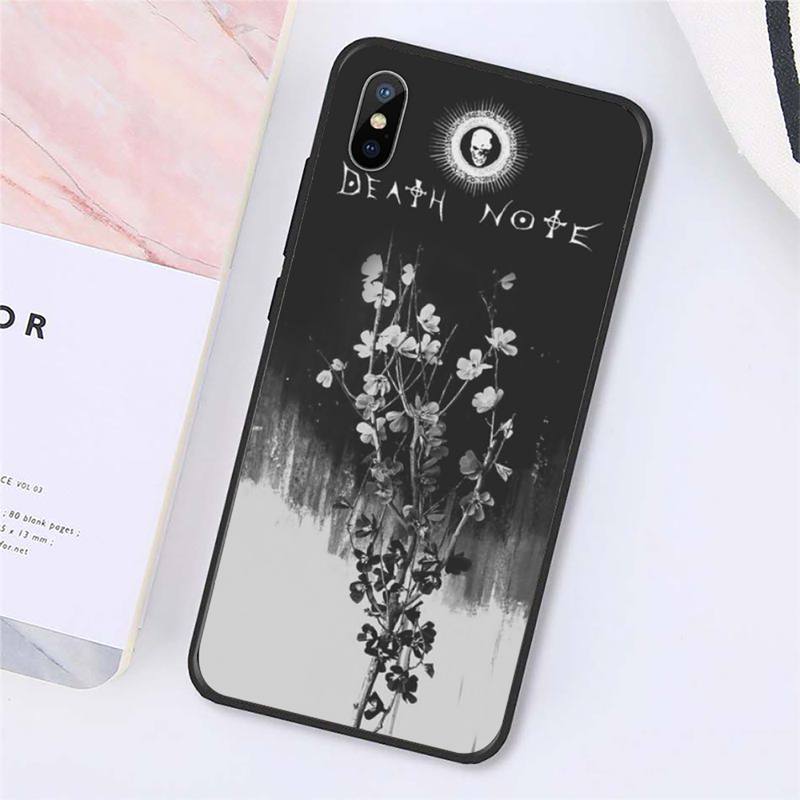 light yagami DEATH NOTE Phone Case for iPhone 11 12 pro MAX MINI XS 8 7 6 6S Plus X 5S SE 2020 XR