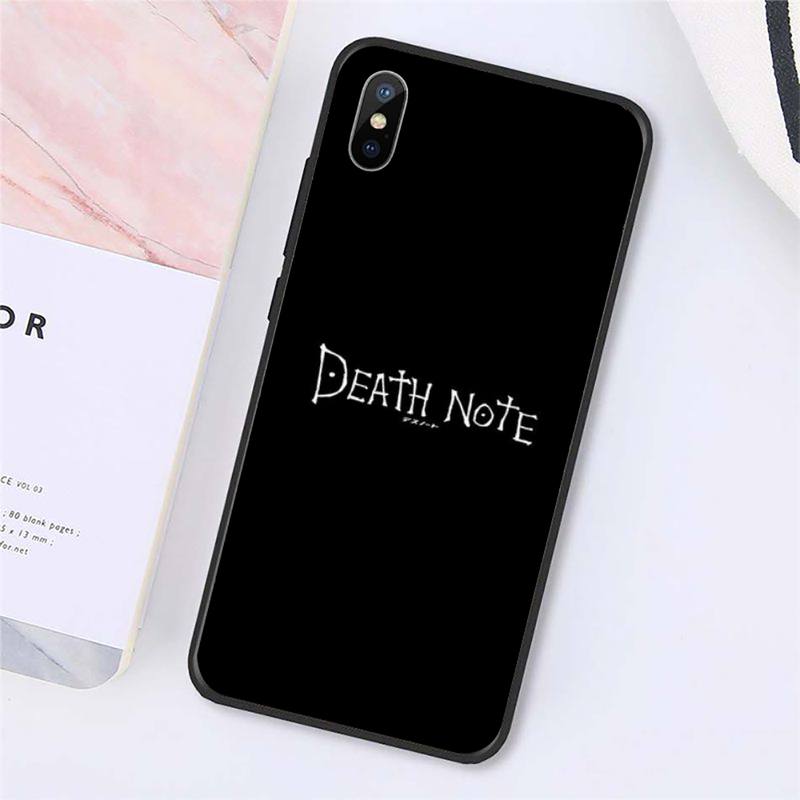light yagami DEATH NOTE Phone Case for iPhone 11 12 pro MAX MINI XS 8 7 6 6S Plus X 5S SE 2020 XR