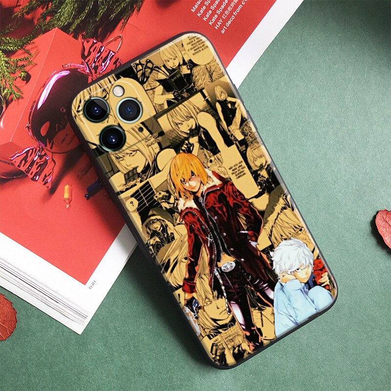 Near Anime DN Death Note Mello anime Soft Silicone Glass Phone Case for IPhone SE 6s 7 8 Plus X Xr Xs 11 12 Mini Pro Max Samsung Near Anime DN Death Note Mello anime Soft Silicone Glass Phone Case for IPhone SE 6s 7 8 Plus X Xr Xs 11 12 Mini Pro Max Samsung