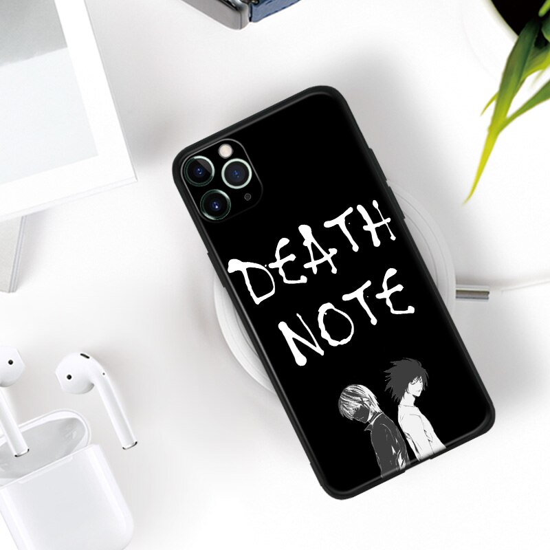 death note l vs kira anime For iPhone se 6 6s 7 8 plus x xr xs 11 pro max soft silicone phone case cover shell death note l vs kira anime For iPhone se 6 6s 7 8 plus x xr xs 11 pro max soft silicone phone case cover shell