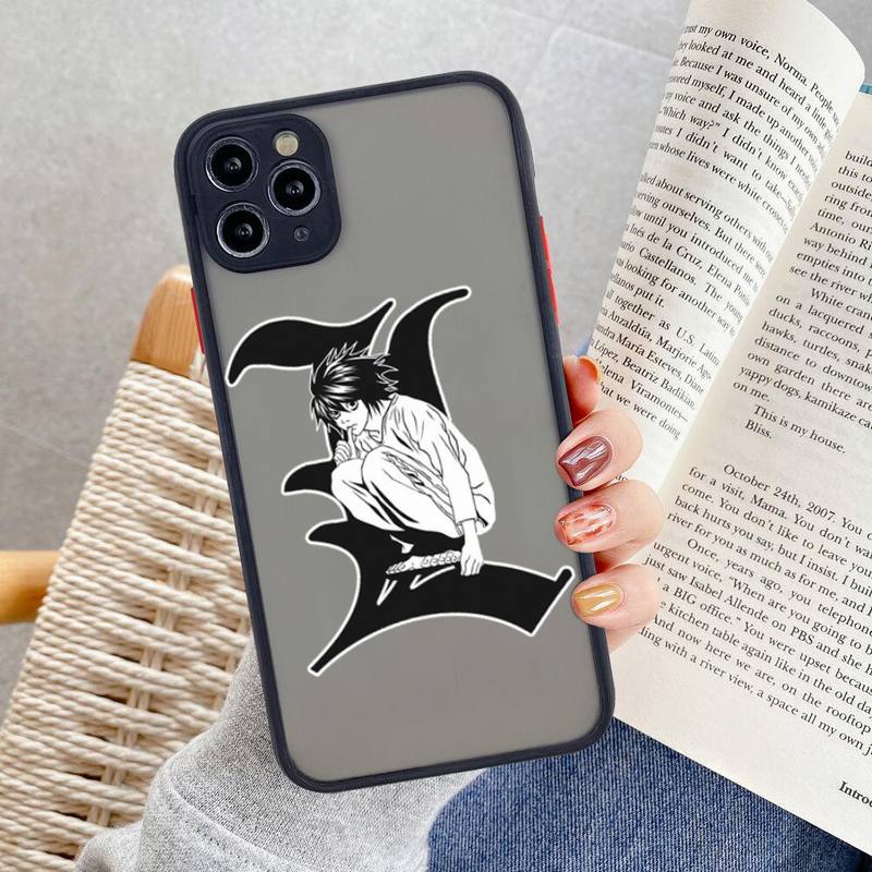 Manga Anime DN Death Note Ryuk Phone Case For iphone 12 11 Pro Max Mini XS 8 7 Plus X SE 2020 XR Matte Transparent Cover