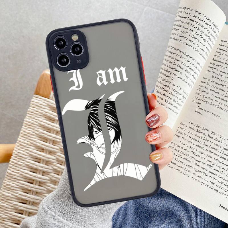 Manga Anime DN Death Note Ryuk Phone Case For iphone 12 11 Pro Max Mini XS 8 7 Plus X SE 2020 XR Matte Transparent Cover