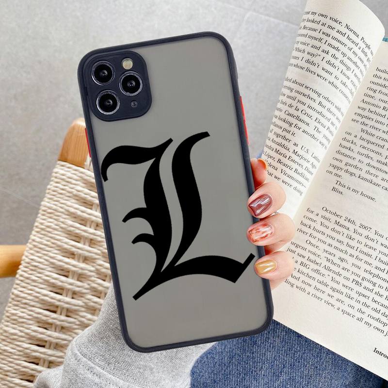 Manga Anime DN Death Note Ryuk Phone Case For iphone 12 11 Pro Max Mini XS 8 7 Plus X SE 2020 XR Matte Transparent Cover