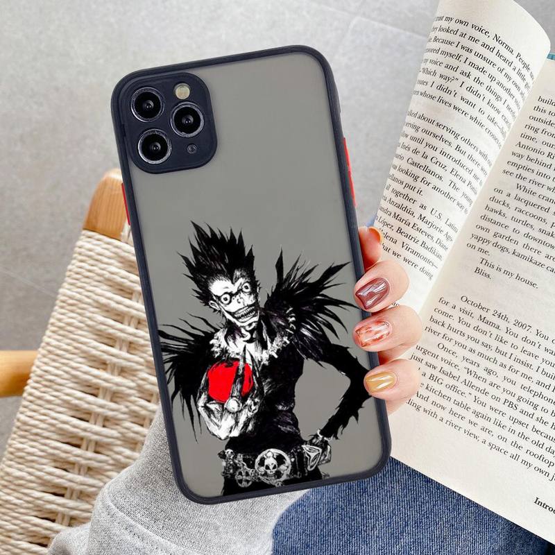 Manga Anime DN Death Note Ryuk Phone Case For iphone 12 11 Pro Max Mini XS 8 7 Plus X SE 2020 XR Matte Transparent Cover