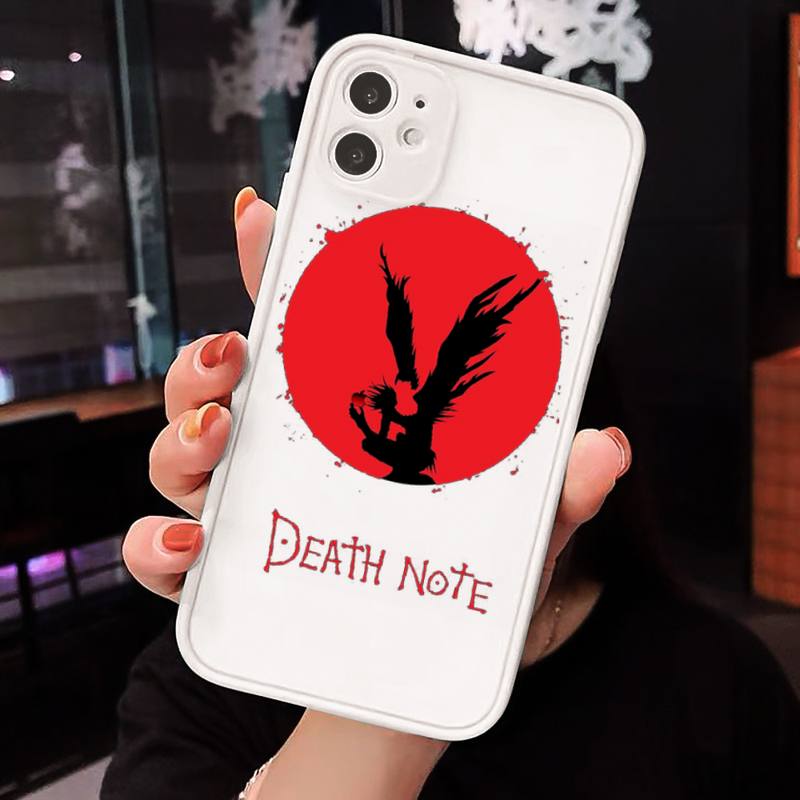 Manga Anime DN Death Note Ryuk Phone Case Matte Transparent for iPhone 7 8 11 12 s mini pro X XS XR MAX Plus cover funda Manga Anime DN Death Note Ryuk Phone Case Matte Transparent for iPhone 7 8 11 12 s mini pro X XS XR MAX Plus cover funda