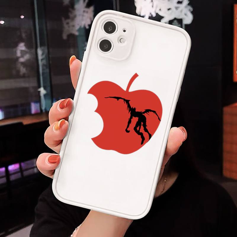 Manga Anime DN Death Note Ryuk Phone Case Matte Transparent for iPhone 7 8 11 12 s mini pro X XS XR MAX Plus cover funda Manga Anime DN Death Note Ryuk Phone Case Matte Transparent for iPhone 7 8 11 12 s mini pro X XS XR MAX Plus cover funda
