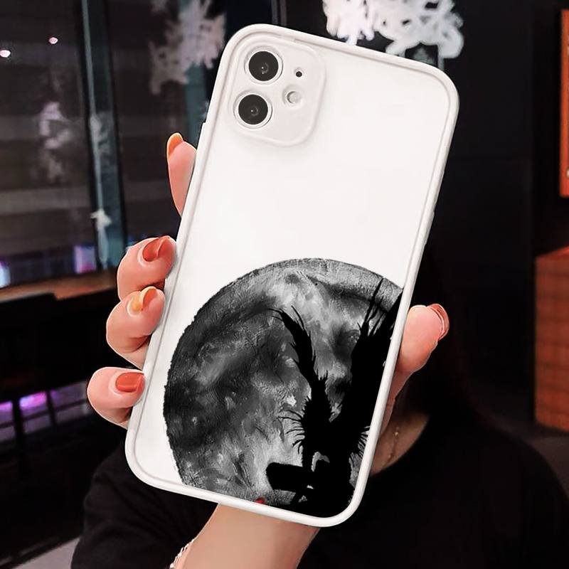 Manga Anime DN Death Note Ryuk Phone Case Matte Transparent for iPhone 7 8 11 12 s mini pro X XS XR MAX Plus cover funda Manga Anime DN Death Note Ryuk Phone Case Matte Transparent for iPhone 7 8 11 12 s mini pro X XS XR MAX Plus cover funda