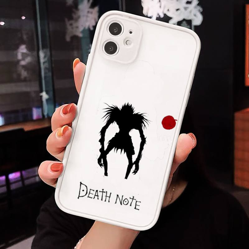 Manga Anime DN Death Note Ryuk Phone Case Matte Transparent for iPhone 7 8 11 12 s mini pro X XS XR MAX Plus cover funda Manga Anime DN Death Note Ryuk Phone Case Matte Transparent for iPhone 7 8 11 12 s mini pro X XS XR MAX Plus cover funda
