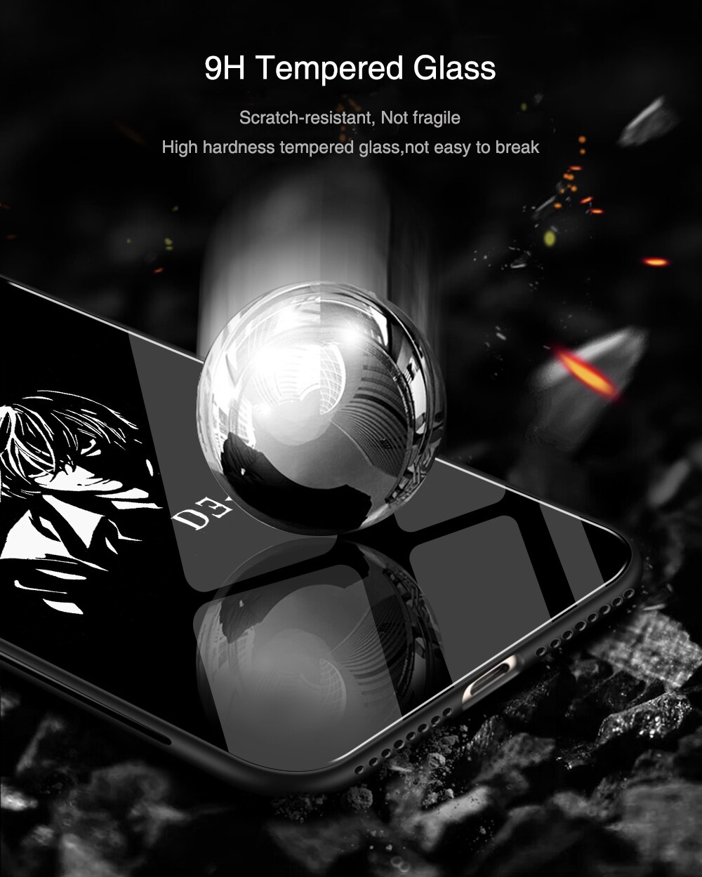FinderCase for iphone XS Max Case Anime DN Death Note Glass Hard Back Cover Case for iPhone 6 6 plus 6s 8 7 plus X XR XS MAX 11 pro max FinderCase for iphone XS Max Case Anime DN Death Note Glass Hard Back Cover Case for iPhone 6 6 plus 6s 8 7 plus X XR XS MAX 11 pro max