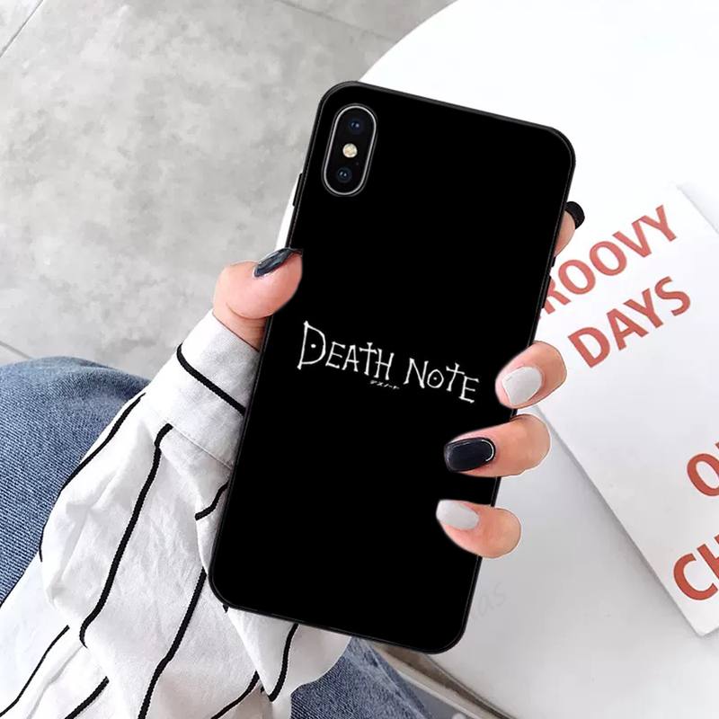 Hot anime death note Phone Case for iPhone 11 12 pro XS MAX 8 7 6 6S Plus X 2020 XR Mini
