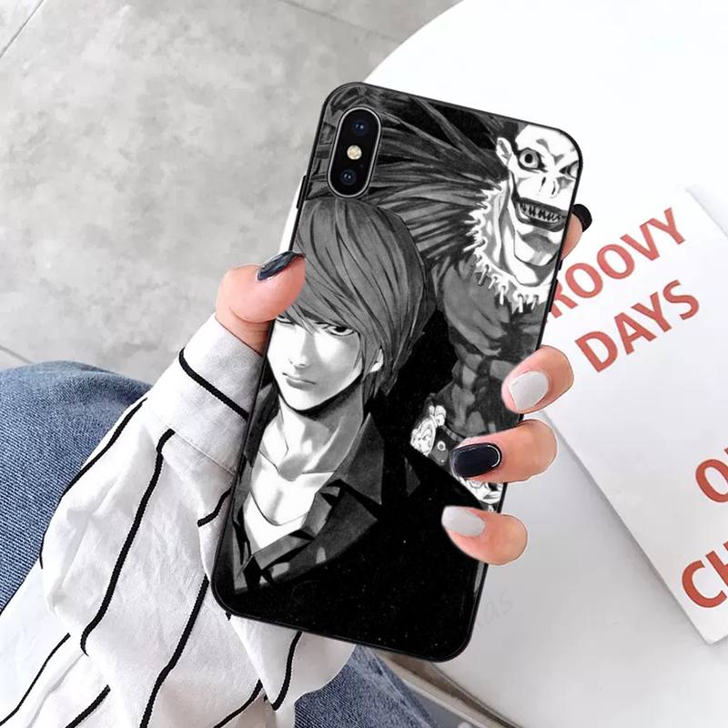 Hot anime death note Phone Case for iPhone 11 12 pro XS MAX 8 7 6 6S Plus X 2020 XR Mini