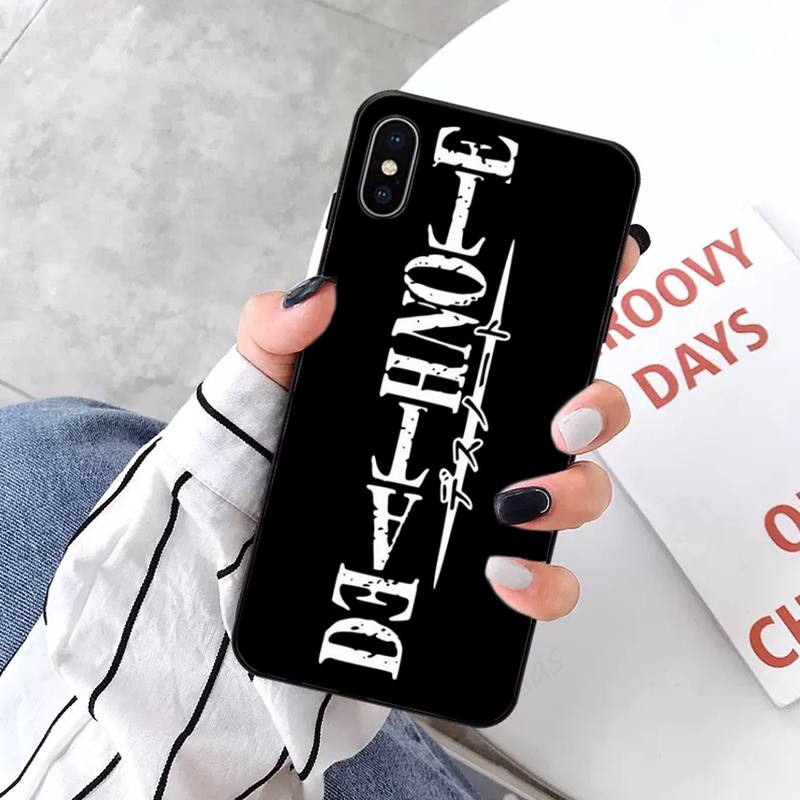 Hot anime death note Phone Case for iPhone 11 12 pro XS MAX 8 7 6 6S Plus X 2020 XR Mini