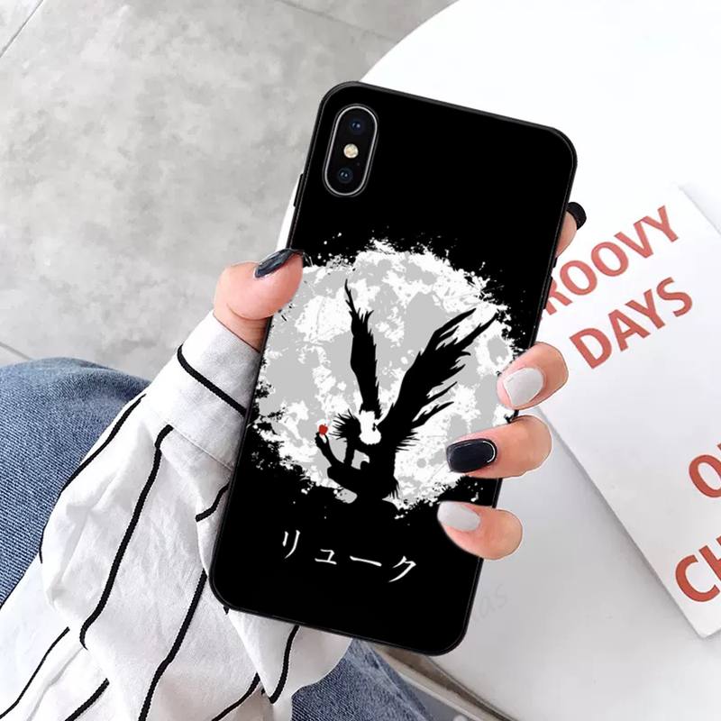 Hot anime death note Phone Case for iPhone 11 12 pro XS MAX 8 7 6 6S Plus X 2020 XR Mini