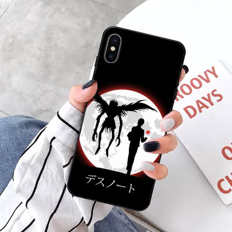 Hot anime death note Phone Case for iPhone 11 12 pro XS MAX 8 7 6 6S Plus X 2020 XR Mini