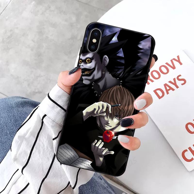 Hot anime death note Phone Case for iPhone 11 12 pro XS MAX 8 7 6 6S Plus X 2020 XR Mini