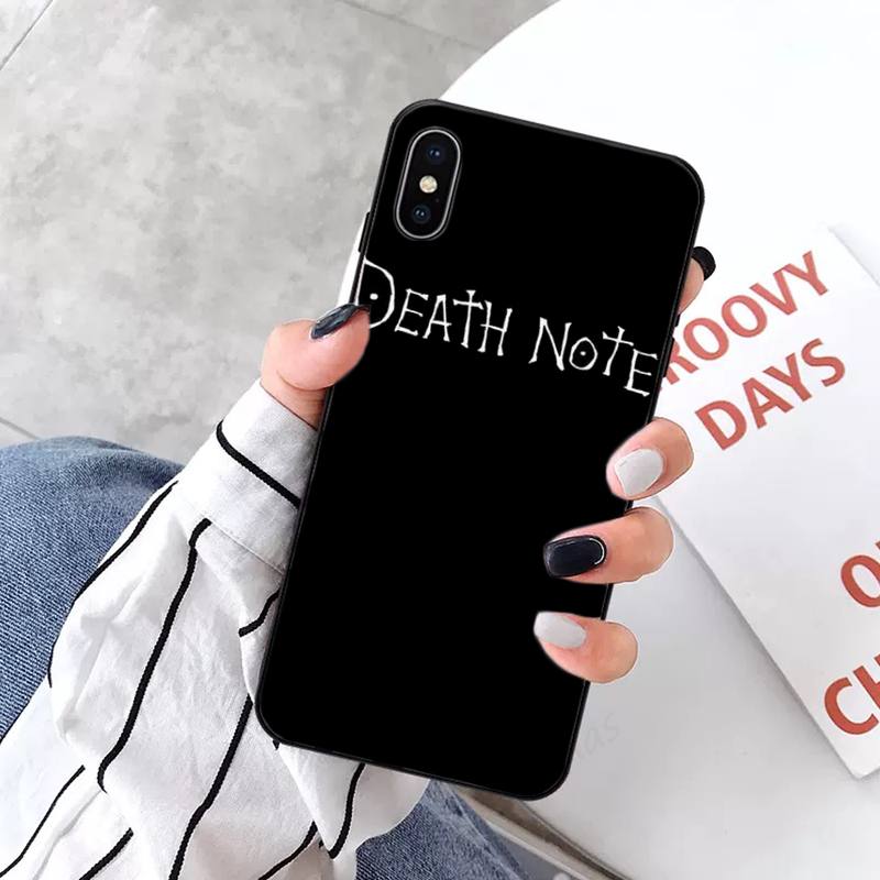 Hot anime death note Phone Case for iPhone 11 12 pro XS MAX 8 7 6 6S Plus X 2020 XR Mini