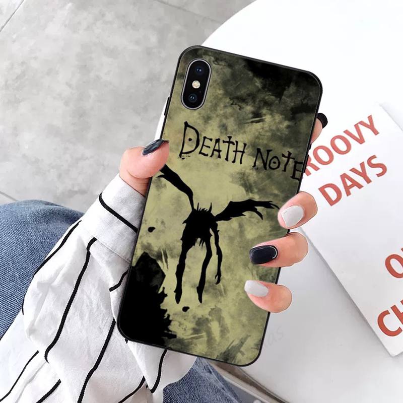 Hot anime death note Phone Case for iPhone 11 12 pro XS MAX 8 7 6 6S Plus X 2020 XR Mini