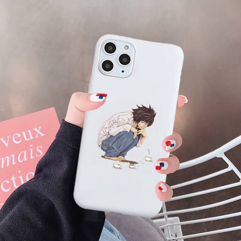 Anime DN Death Note Ryuk kira High quality luxury Phone Case shell Candy Color for iPhone 6 7 8 11 12 s mini pro X XS XR MAX Plus Anime DN Death Note Ryuk kira High quality luxury Phone Case shell Candy Color for iPhone 6 7 8 11 12 s mini pro X XS XR MAX Plus