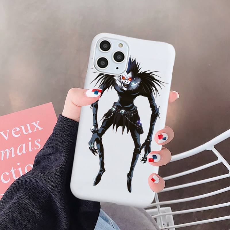Anime DN Death Note Ryuk kira High quality luxury Phone Case shell Candy Color for iPhone 6 7 8 11 12 s mini pro X XS XR MAX Plus Anime DN Death Note Ryuk kira High quality luxury Phone Case shell Candy Color for iPhone 6 7 8 11 12 s mini pro X XS XR MAX Plus