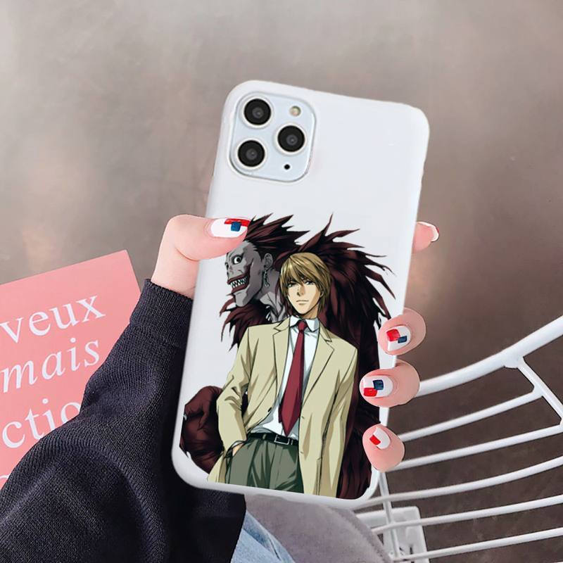 Anime DN Death Note Ryuk kira High quality luxury Phone Case shell Candy Color for iPhone 6 7 8 11 12 s mini pro X XS XR MAX Plus Anime DN Death Note Ryuk kira High quality luxury Phone Case shell Candy Color for iPhone 6 7 8 11 12 s mini pro X XS XR MAX Plus
