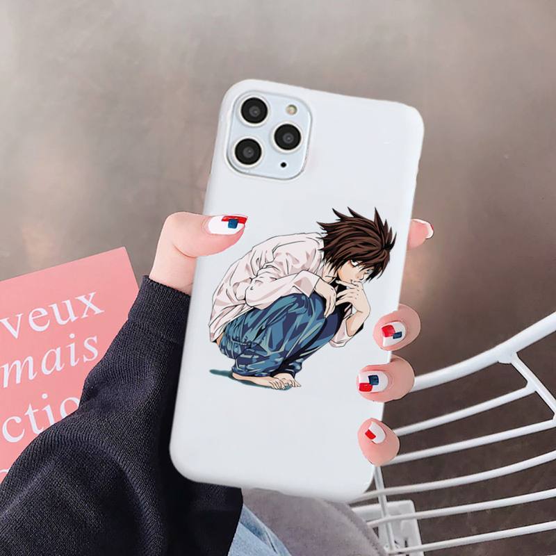 Anime DN Death Note Ryuk kira High quality luxury Phone Case shell Candy Color for iPhone 6 7 8 11 12 s mini pro X XS XR MAX Plus Anime DN Death Note Ryuk kira High quality luxury Phone Case shell Candy Color for iPhone 6 7 8 11 12 s mini pro X XS XR MAX Plus