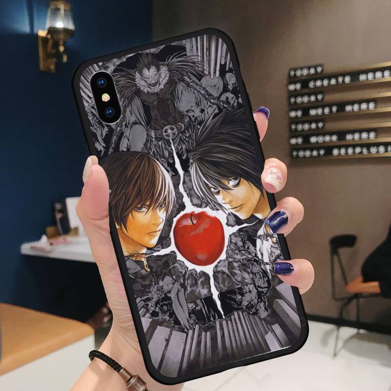 rem and misa death note anime funda cover coque Phone Case for iPhone 11 12 pro XS MAX 8 7 6 6S Plus X 5S SE 2020 XR