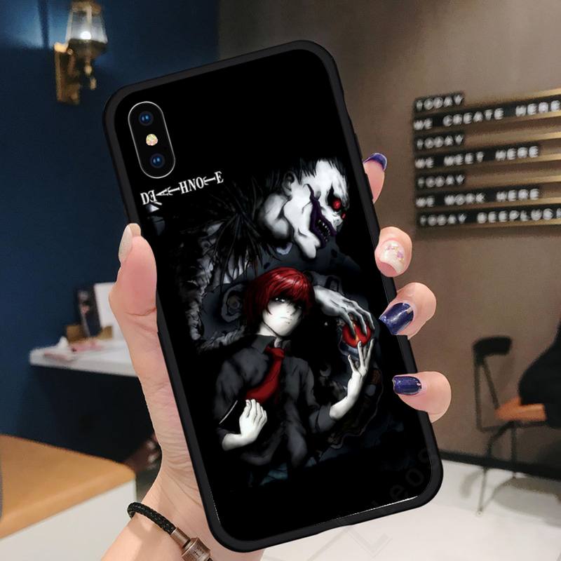 rem and misa death note anime funda cover coque Phone Case for iPhone 11 12 pro XS MAX 8 7 6 6S Plus X 5S SE 2020 XR