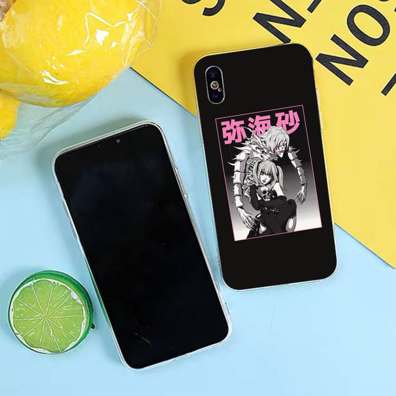 TOPLBPCS DEATH NOTE L Lawliet Phone Case for iPhone 8 7 6 6S Plus X 5S SE 2020 XR 11 12 pro XS MAX