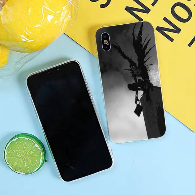 TOPLBPCS DEATH NOTE L Lawliet Phone Case for iPhone 8 7 6 6S Plus X 5S SE 2020 XR 11 12 pro XS MAX
