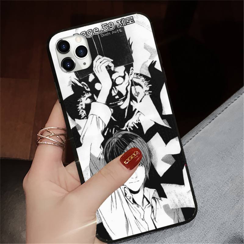 Manga Anime DN Death Note Ryuk Phone Case for iPhone 11 12 pro XS MAX 8 7 6 6S Plus X 5S SE 2020 XR high quality protective Manga Anime DN Death Note Ryuk Phone Case for iPhone 11 12 pro XS MAX 8 7 6 6S Plus X 5S SE 2020 XR high quality protective