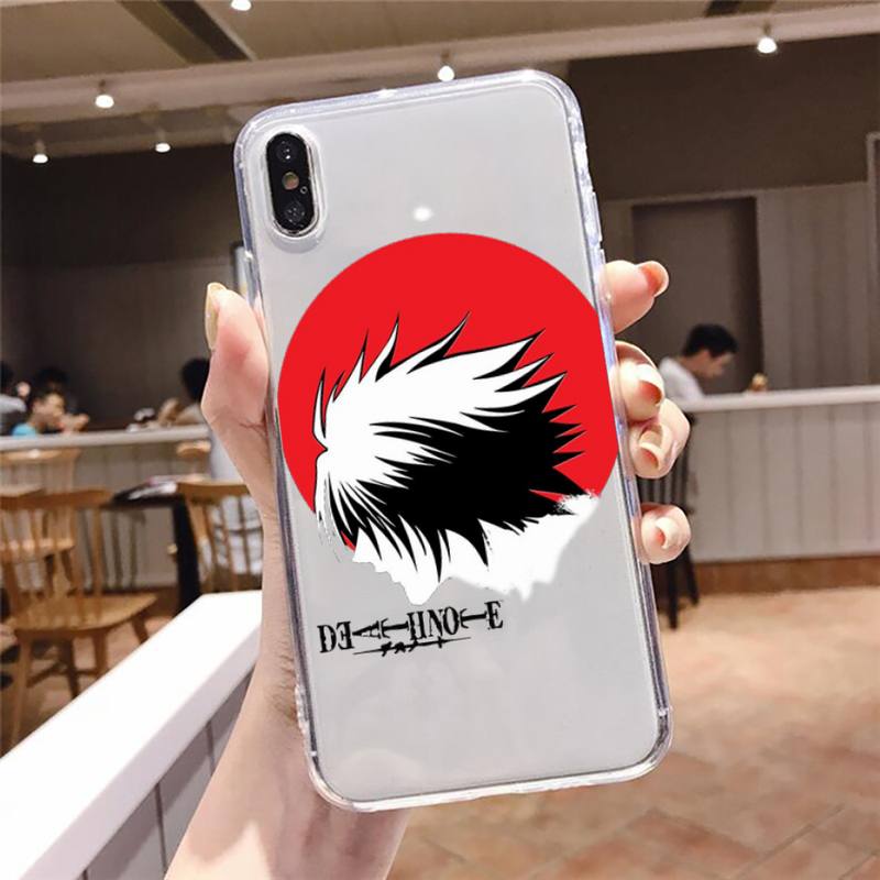death note Phone Case Transparent Clear for iPhone 12 11 mini pro 8 XS MAX 7 Plus X XR