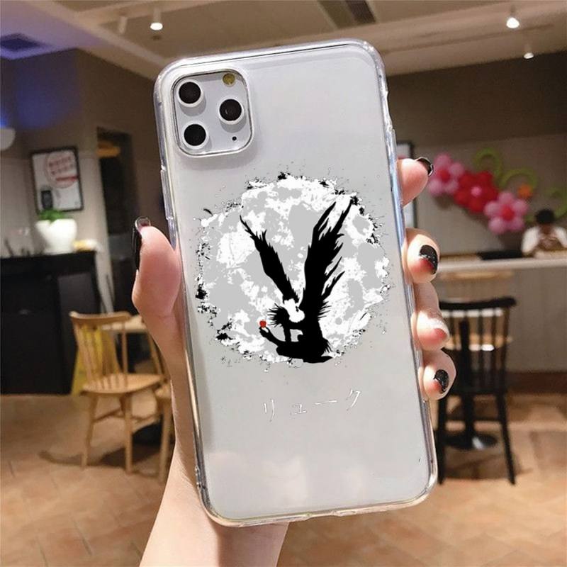 rem and misa death note anime Phone Case Transparent soft For iphone 5 5s 5c se 6 6s 7 8 11 12 plus mini x xs xr pro max rem and misa death note anime Phone Case Transparent soft For iphone 5 5s 5c se 6 6s 7 8 11 12 plus mini x xs xr pro max
