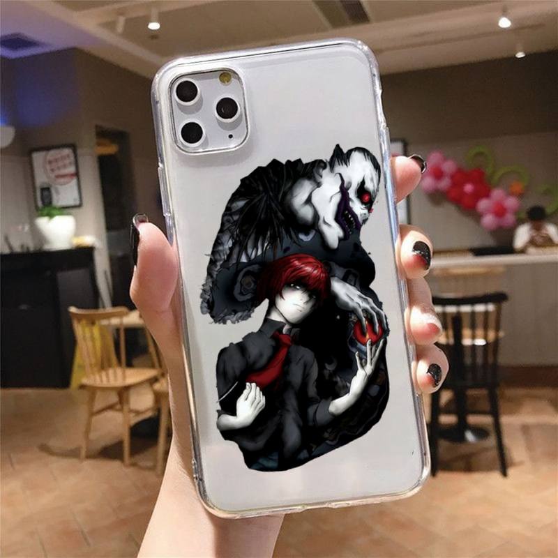 rem and misa death note anime Phone Case Transparent soft For iphone 5 5s 5c se 6 6s 7 8 11 12 plus mini x xs xr pro max rem and misa death note anime Phone Case Transparent soft For iphone 5 5s 5c se 6 6s 7 8 11 12 plus mini x xs xr pro max