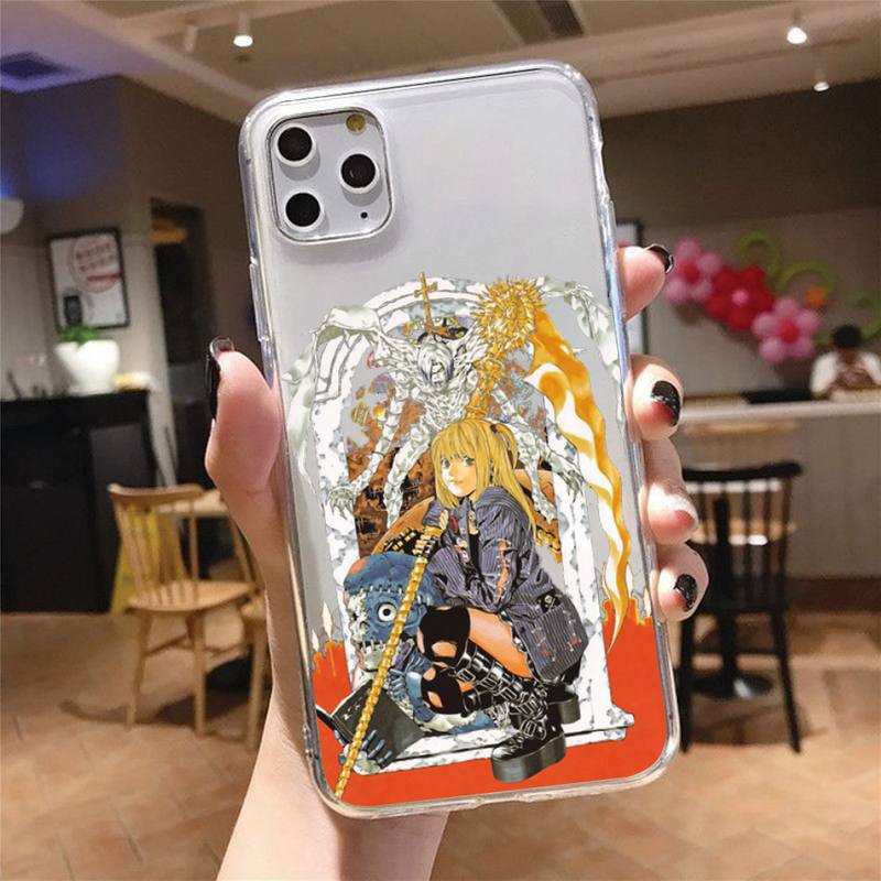rem and misa death note anime Phone Case Transparent soft For iphone 5 5s 5c se 6 6s 7 8 11 12 plus mini x xs xr pro max rem and misa death note anime Phone Case Transparent soft For iphone 5 5s 5c se 6 6s 7 8 11 12 plus mini x xs xr pro max