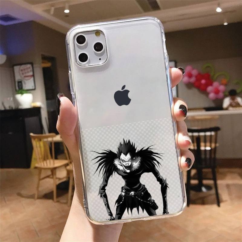 rem and misa death note anime Phone Case Transparent soft For iphone 5 5s 5c se 6 6s 7 8 11 12 plus mini x xs xr pro max rem and misa death note anime Phone Case Transparent soft For iphone 5 5s 5c se 6 6s 7 8 11 12 plus mini x xs xr pro max